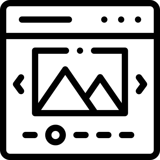Slider slider gallery ui icon