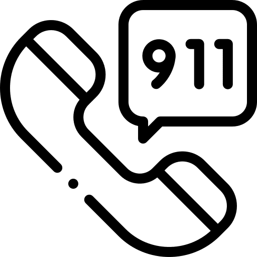 911 call report professions and jobs hospital icon