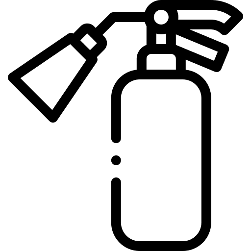 Fire extinguisher construction and tools security fire extinguisher icon