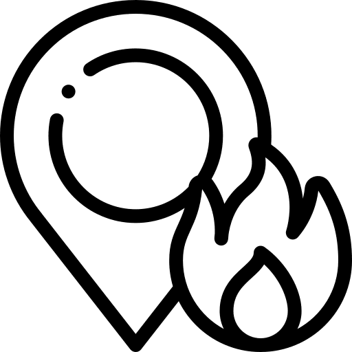 Fire pin professions and jobs fire icon