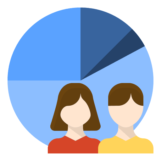 Customer workers business plan graphics icon