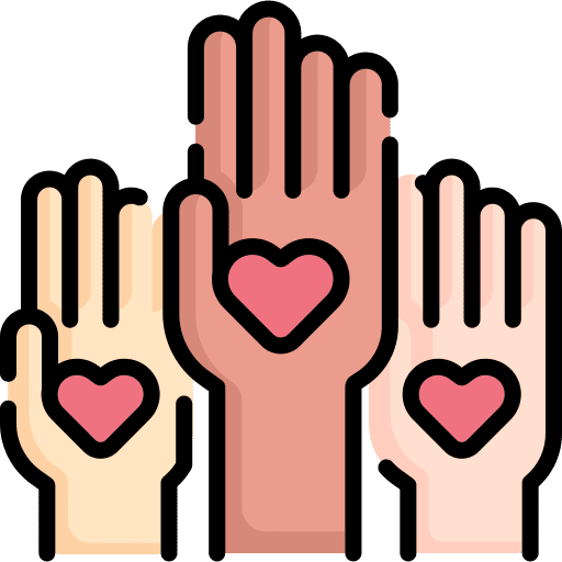 No racism love no racism race icon