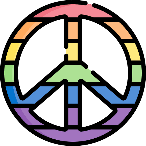 Peace symbol shapes and symbols miscellaneous love icon