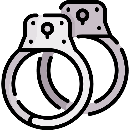Police handcuffs police police handcuffs prision icon