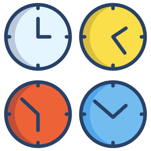 Time maps and location time world icon