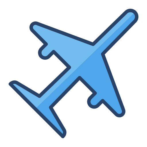 Flight airport plane aeroplane icon
