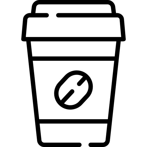 Coffee cup drink travel coffee cup icon