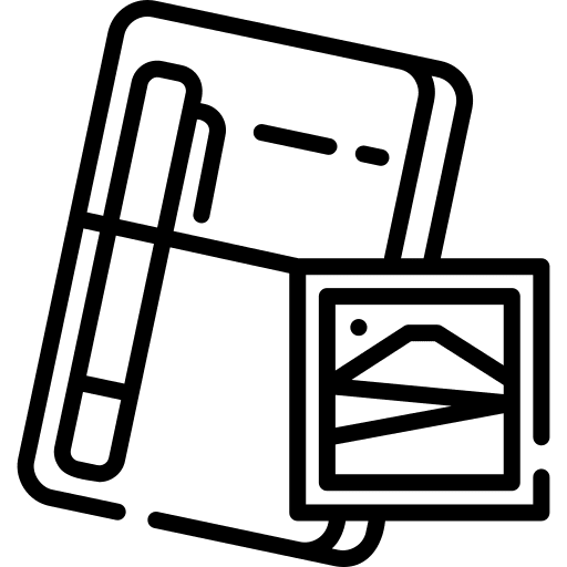 Diary notepad notebooks journal icon