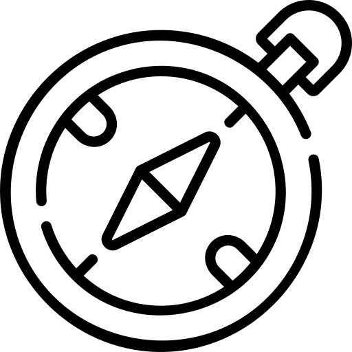 Compass cardinal points compass travel icon