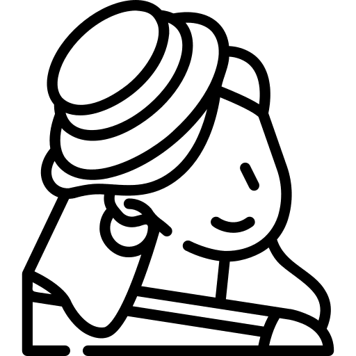 Girl user camerawoman shooting icon