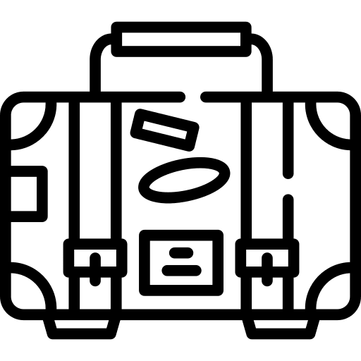 Suitcase suitcase portfolio travel icon