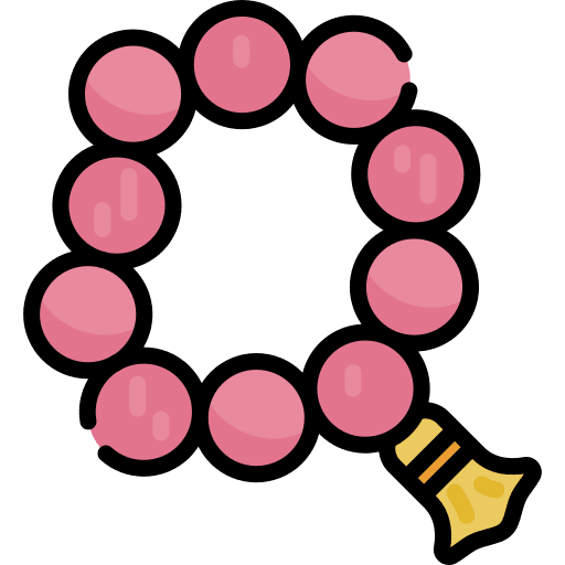 Bead ramadan tasbih cultures icon