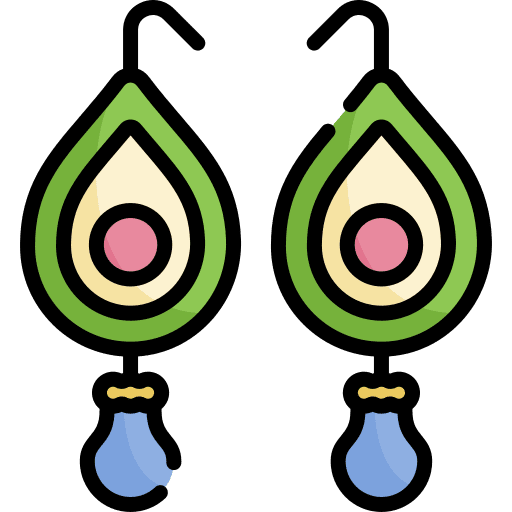 Earrings glamour art and design fashion icon