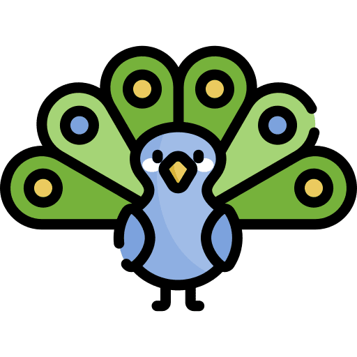 Peacock peacock animals wild life icon