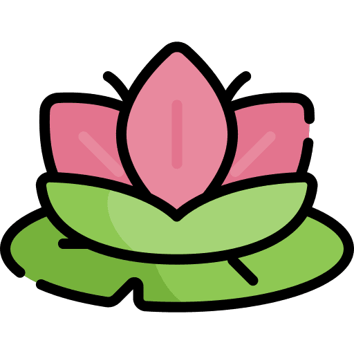Lotus hinduism flower blossom icon