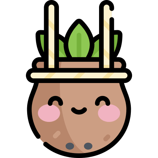 Pot furniture and household plant hanging pot icon