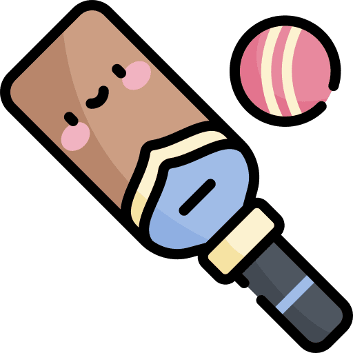Cricket sports sports and competition bat icon
