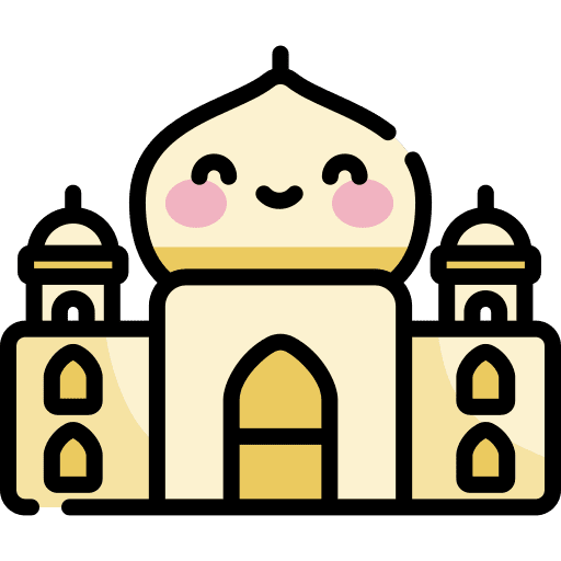 Taj mahal landmark building architectonic icon