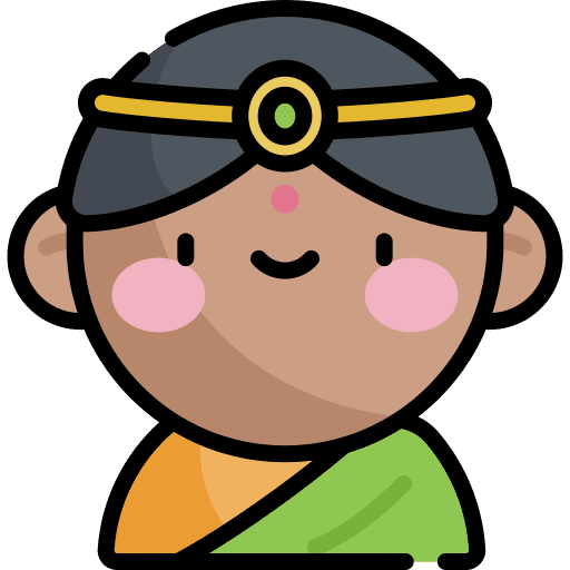 Woman indian avatar asian icon