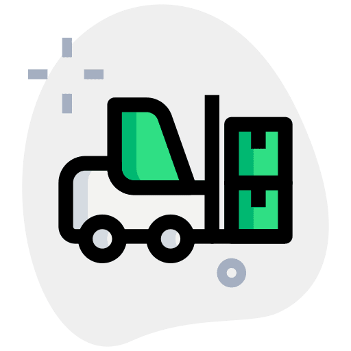 Boxes transportation logistics delivery icon