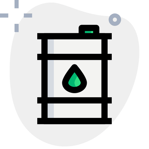 Crude crude fuel industry icon
