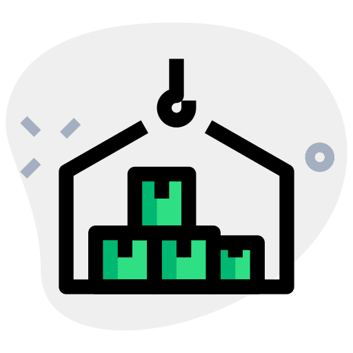 Hook limited stock storage warehouse icon