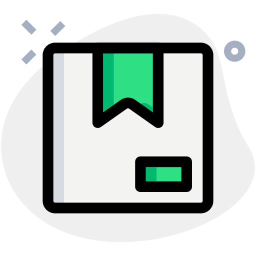 Cargo delivery cargo cardboard icon