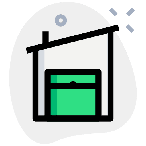 Fabric warehouse warehouses delivery icon