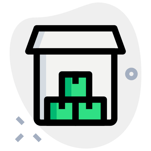 Hut hut shipping shipping and delivery icon