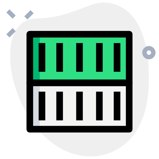 Shipping box box industry containers icon