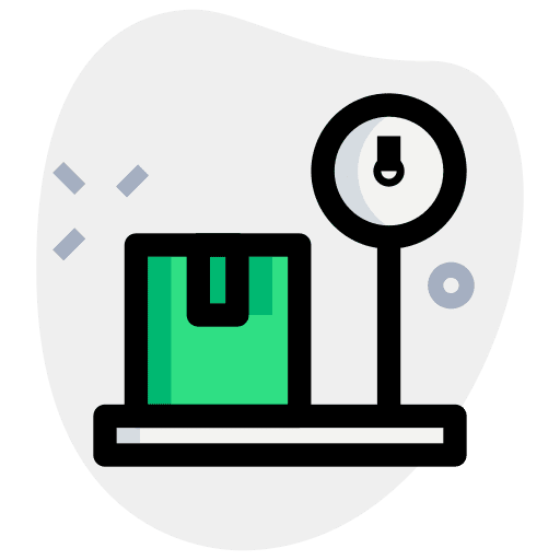 Meter meter weight scale weight icon