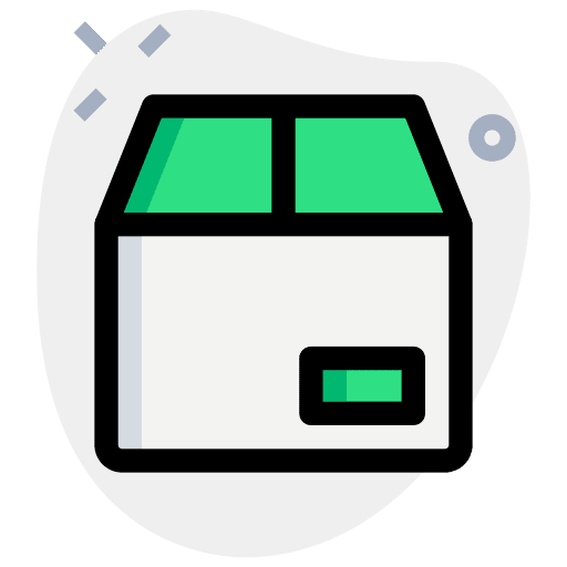 Shipping shipping and delivery package box icon