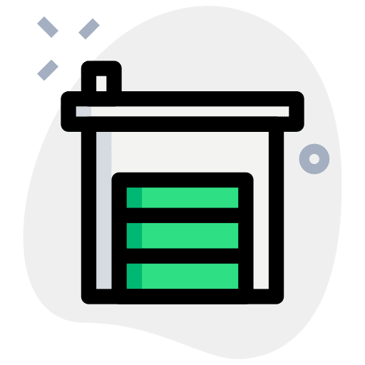 Structure storage structure warehouse icon