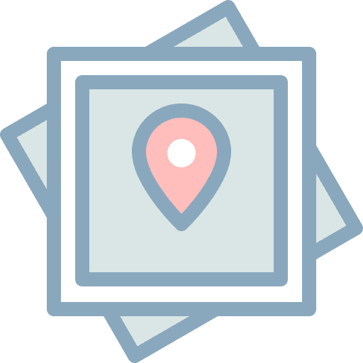 Geotag location placeholder photo icon