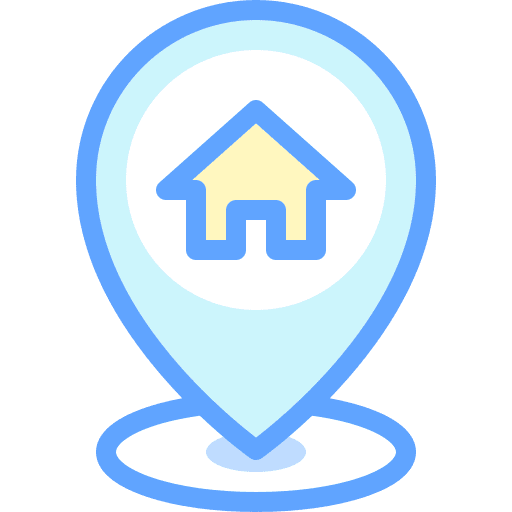 Home gps home map icon