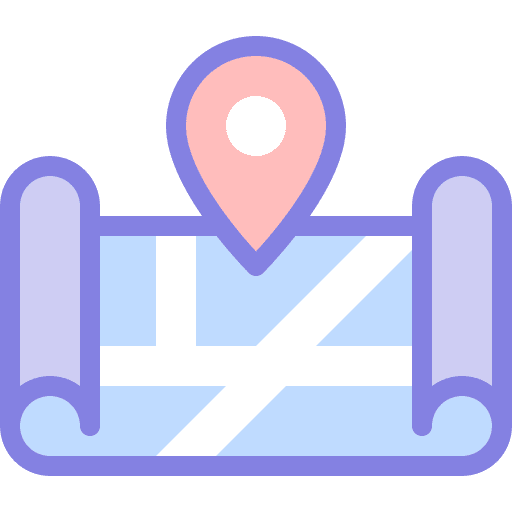 Map address maps and location location pin icon