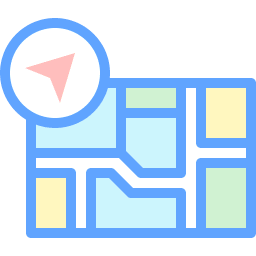 Navigation navigation technology compass icon