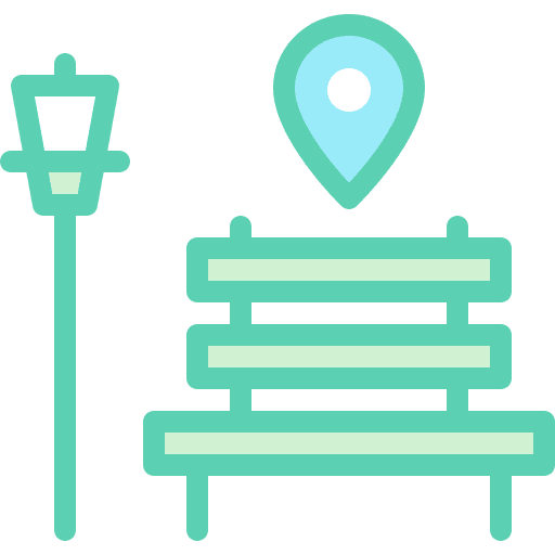 Park park gps pin icon