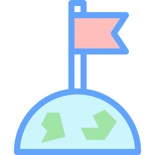 Flag maps and flags placeholder position icon