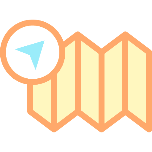 Location map gps pin icon