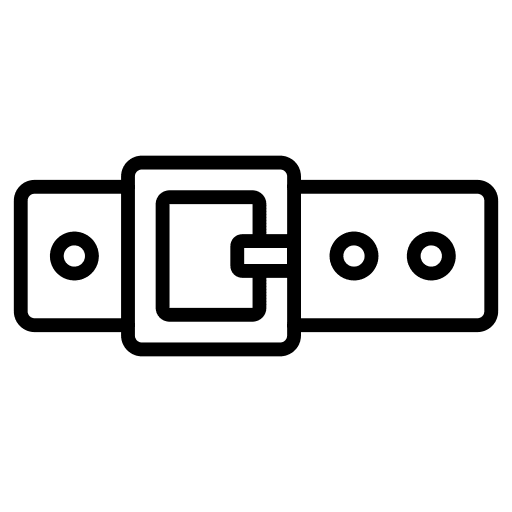 Belt accessory leather clothing icon
