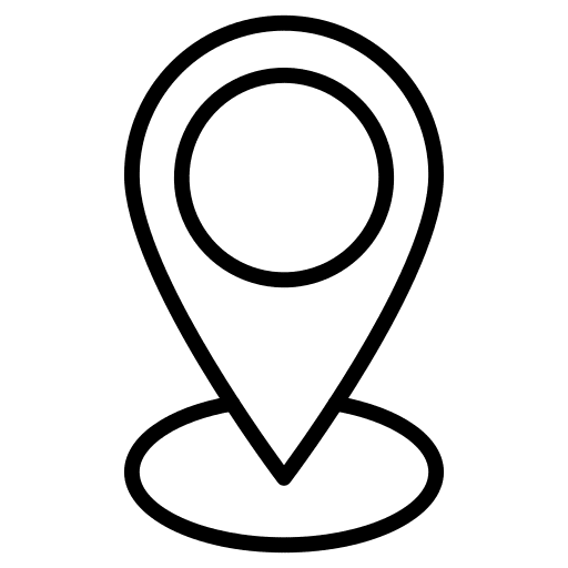 Map point maps and location map point pin icon