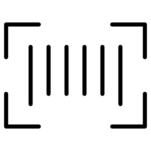 Qr scan qr scan qr bar code icon