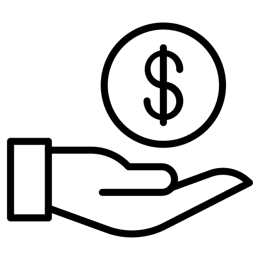 Save money return on investment ebitda argent icon