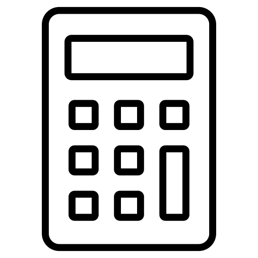 Calculator electronics calculation calculating icon