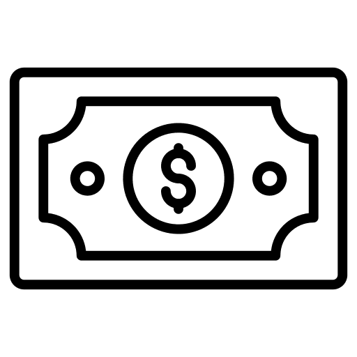 Dollar money currency business pack icon