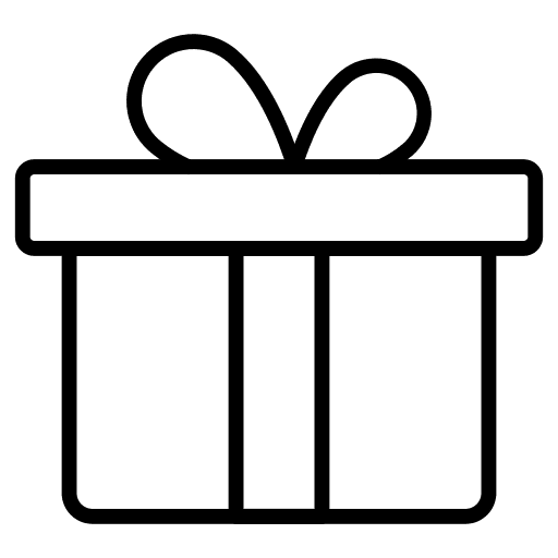 Gift birthday and party giftbox present icon