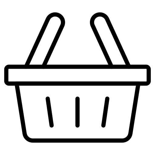 Shopping basket shop commerce and shopping basket icon