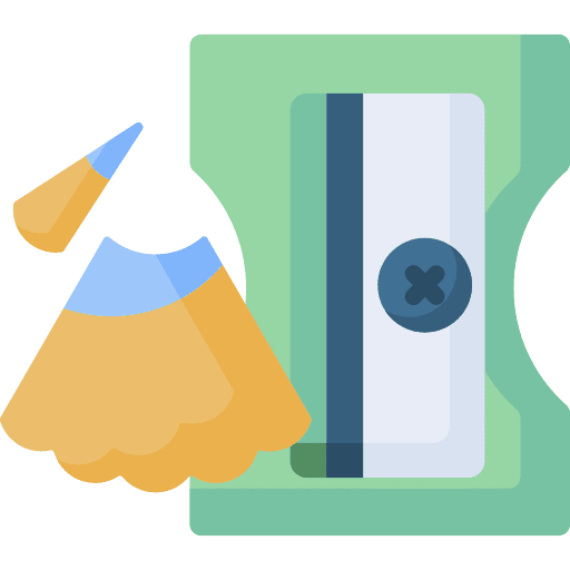 Pencil sharpener pencil sharpener school material pencil icon