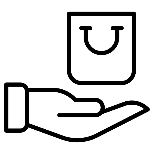 Shopping bag purchase bag commerce icon